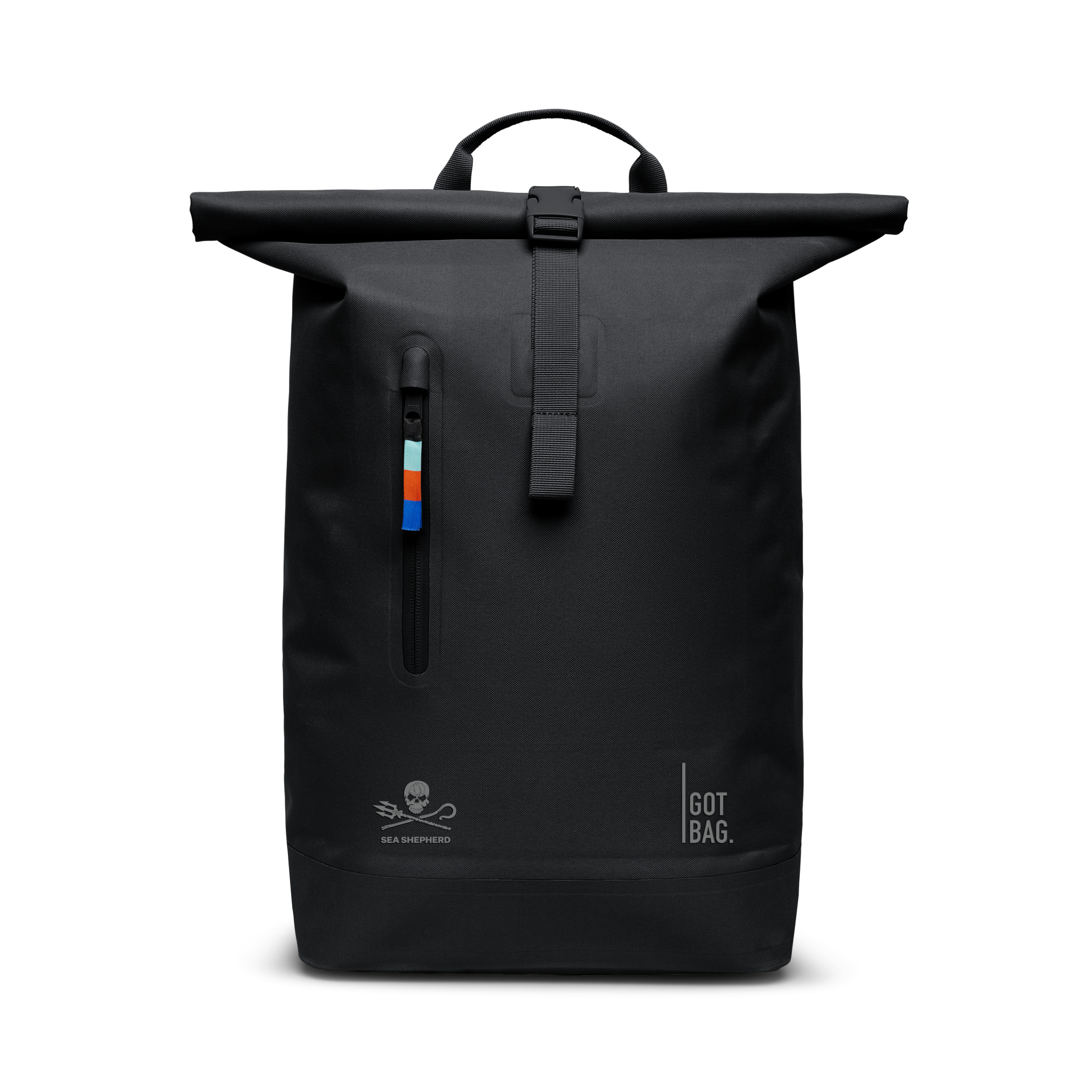GOT BAG Rolltop Lite 2.0 Sea Shepherd Black
