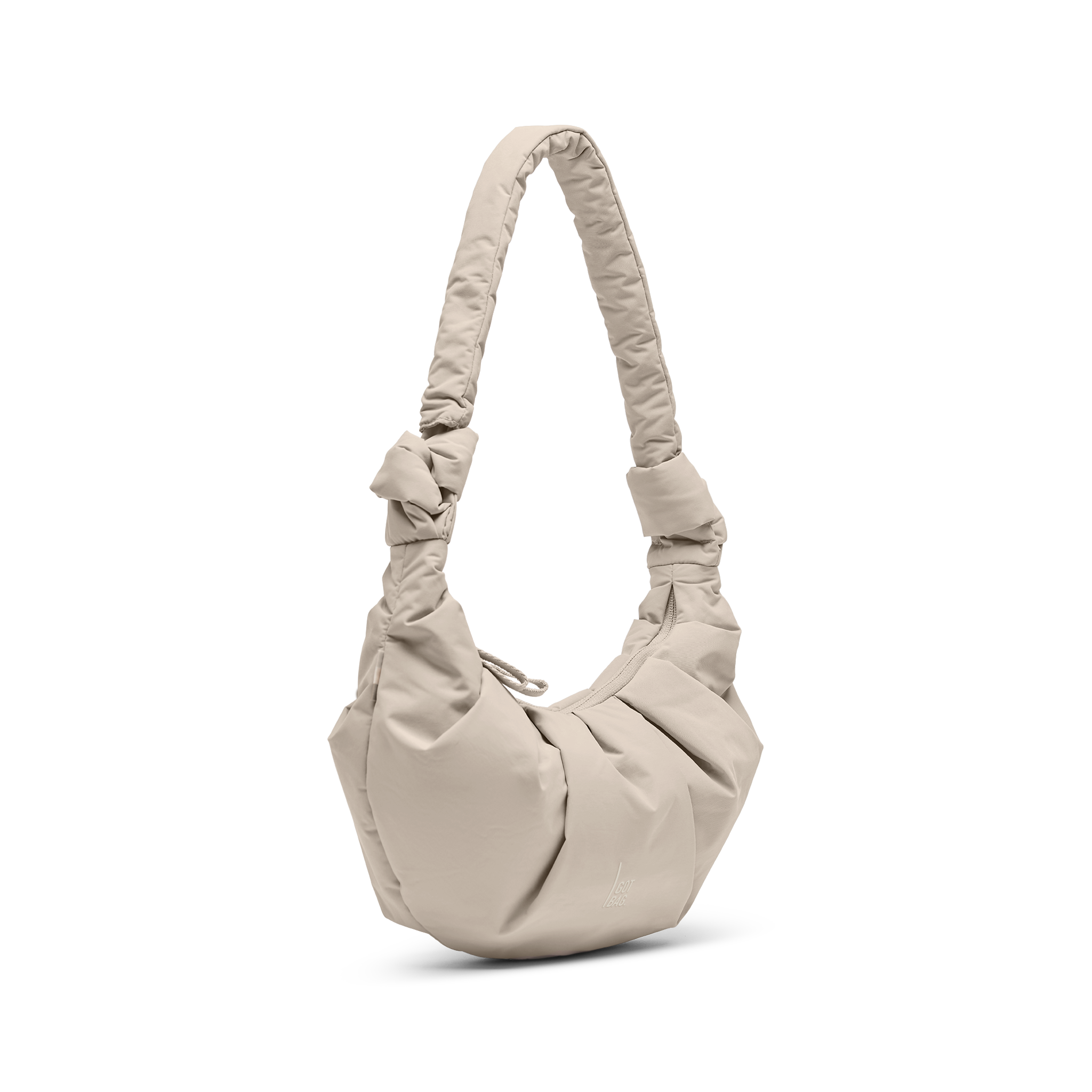 GOT BAG Pleat Moon Bag Small Scallop