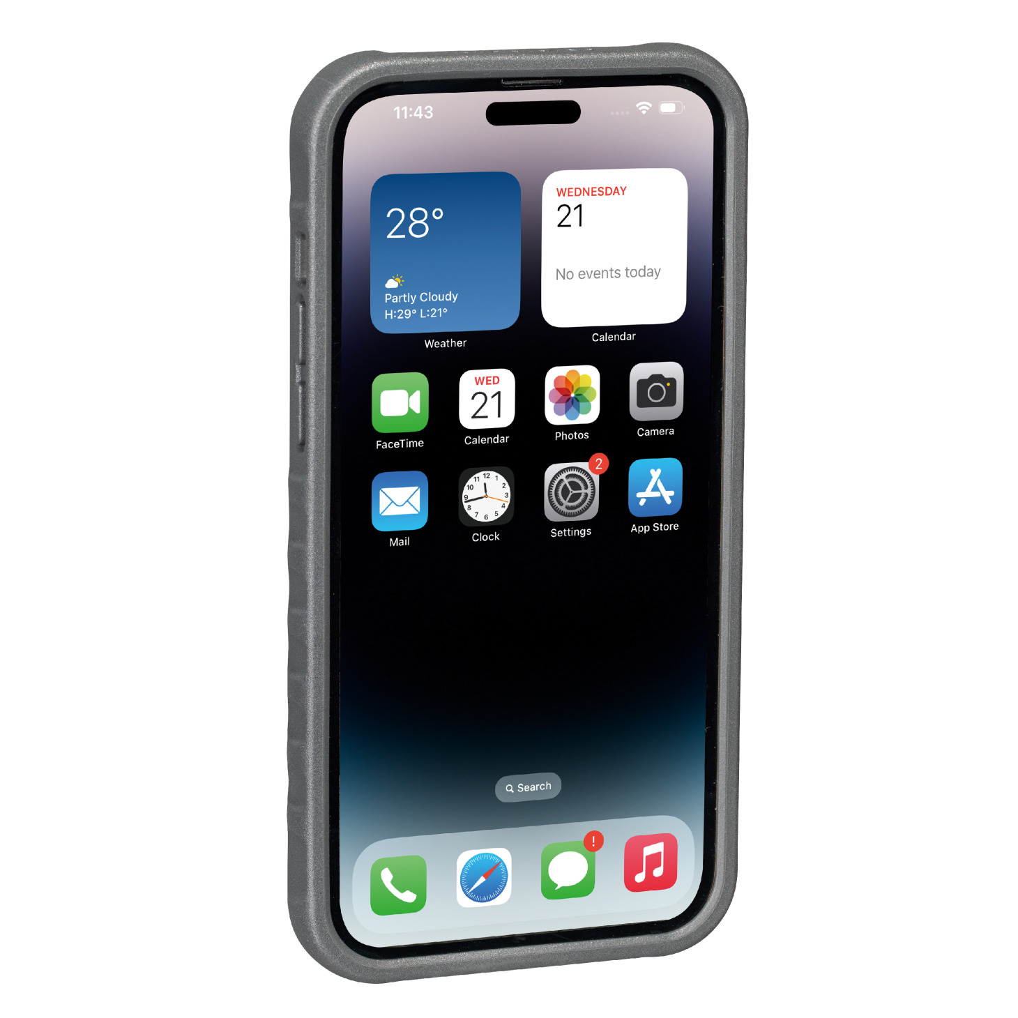 Topeak RideCase iPhone 14 Pro Max, Black/Gray,ohne Halter