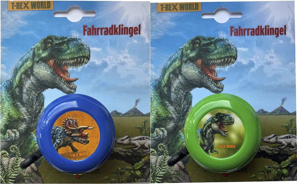 Bike Fashion Kinder-Glocke "T-Rex World" 22,2 mm