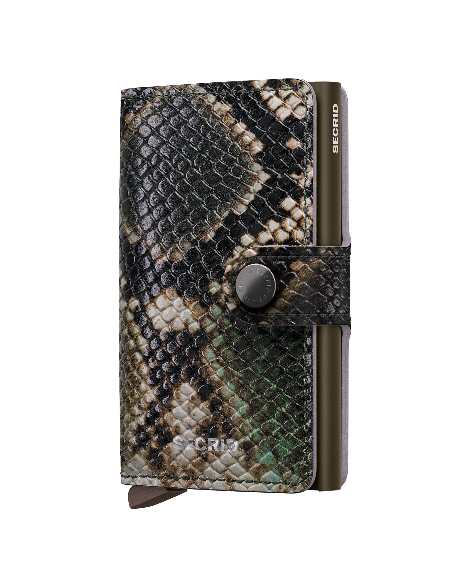 Secrid Miniwallet Serpent Green – Vorderansicht