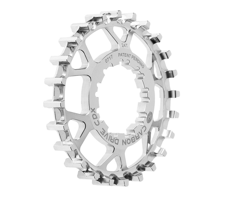 Gates Riemenscheibe CDX 9-Spline (hinten) silber 24 Zähne