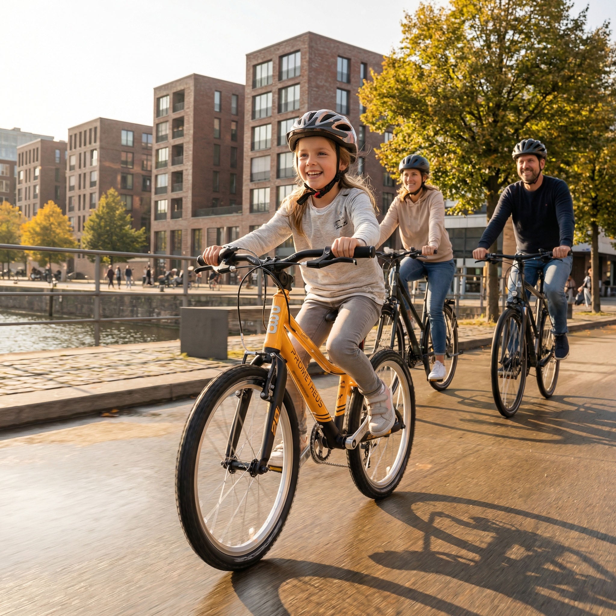 Prometheus PRO 20 Zoll Kinderfahrrad Orange/Schwarz matt (Sunset) – Bild 2