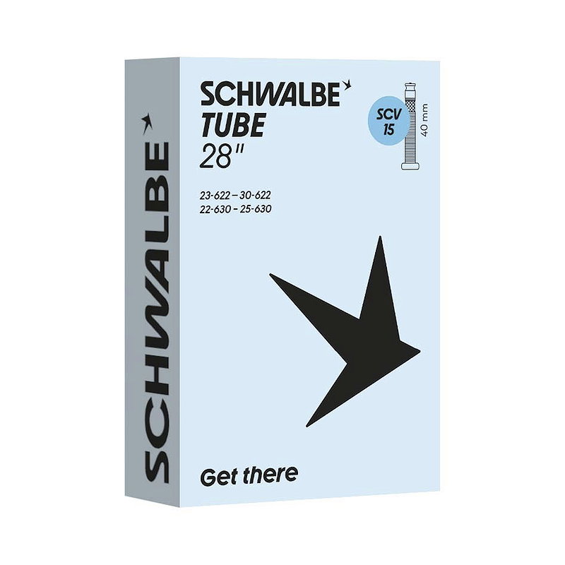 Schwalbe Fahrradschlauch SCV Ventil Nr. 15 28" SCV 40 mm 23/30-622/630