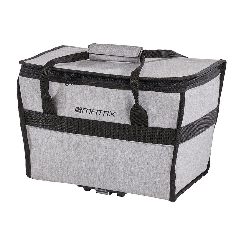 MATRIX Gepäckträgertasche MIK grau/schwarz