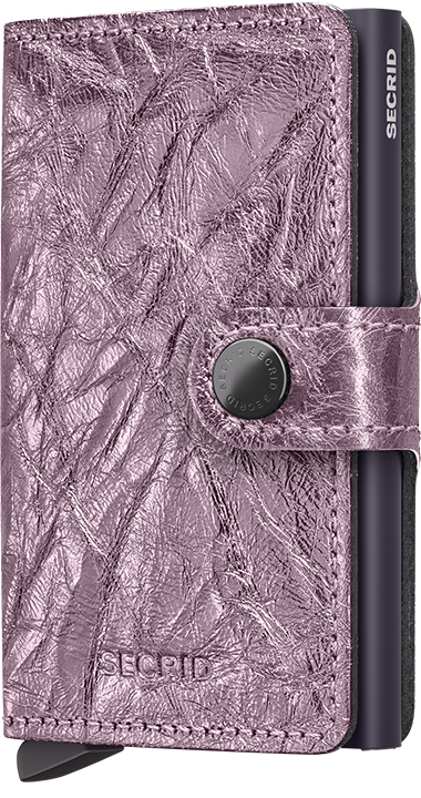 Secrid Miniwallet Crunch Pink – Vorderansicht