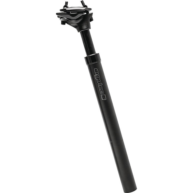 ergotec Federsattelstütze SP-10.0 ca. 70-120 kg 31,6 mm schwarz 350 mm