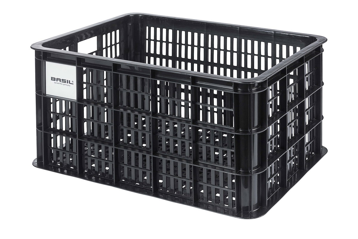 Basil Kunststoff-Fahrradkasten Crate MIK 2.0 L schwarz MIK 2.0