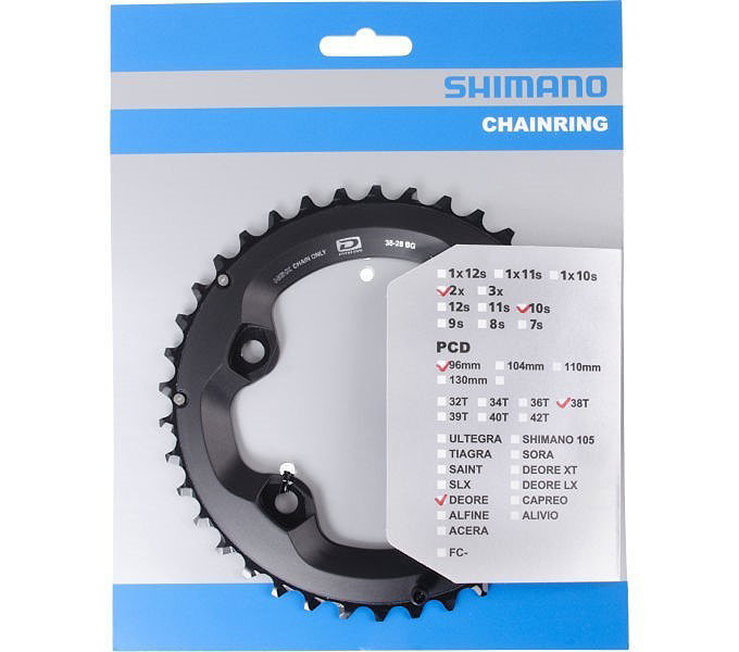 Shimano Kettenblatt Deore FCM6000 38 Zähne Y1WD98030
