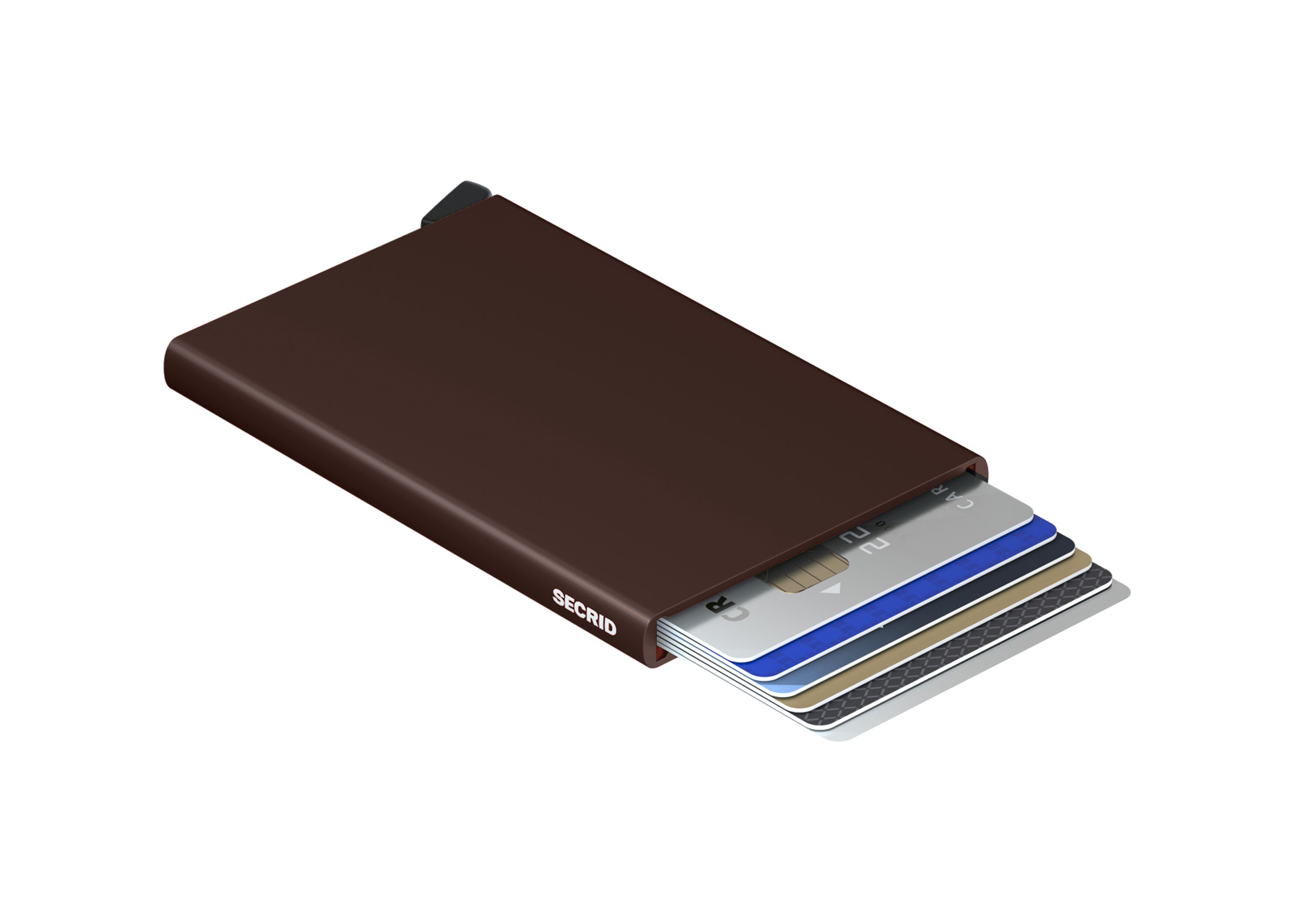 Secrid Cardprotector Brown – geöffnet