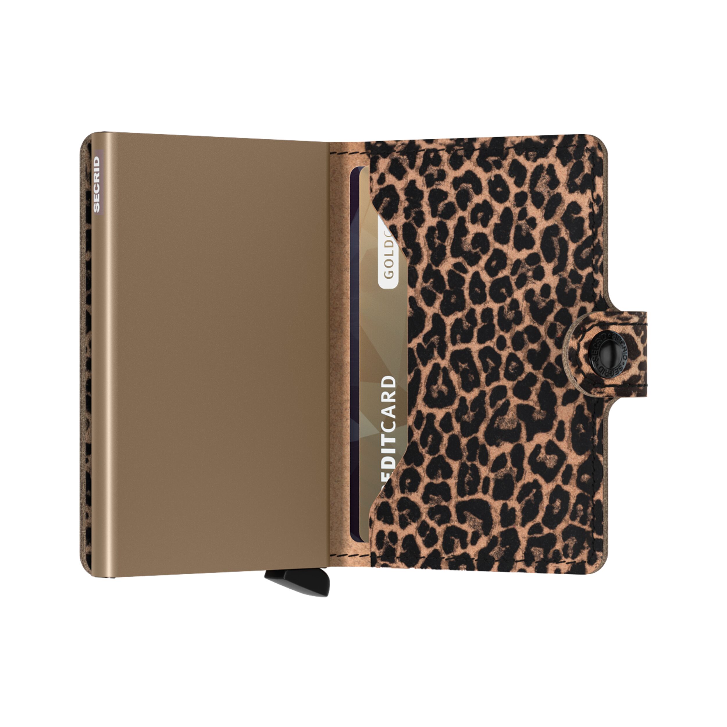 Secrid Miniwallet Leo Beige – Schrägansicht