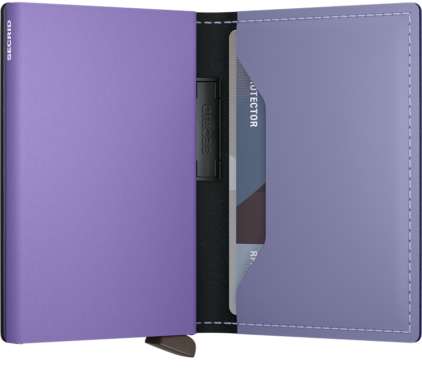 Secrid Bandwallet Matte Lilac-Violet – mit Karten