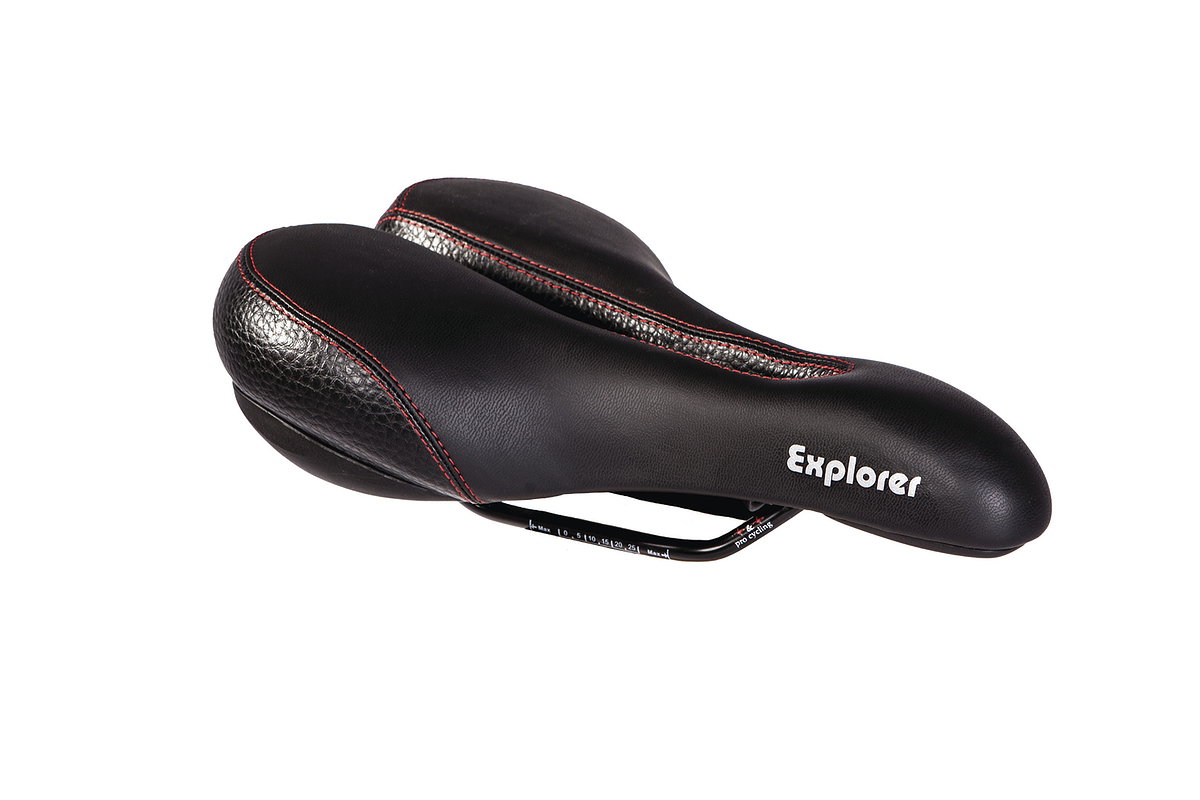 P&P Trekking Sattel Explorer Moderate schwarz L265 x B172 mm / 422 g Unisex