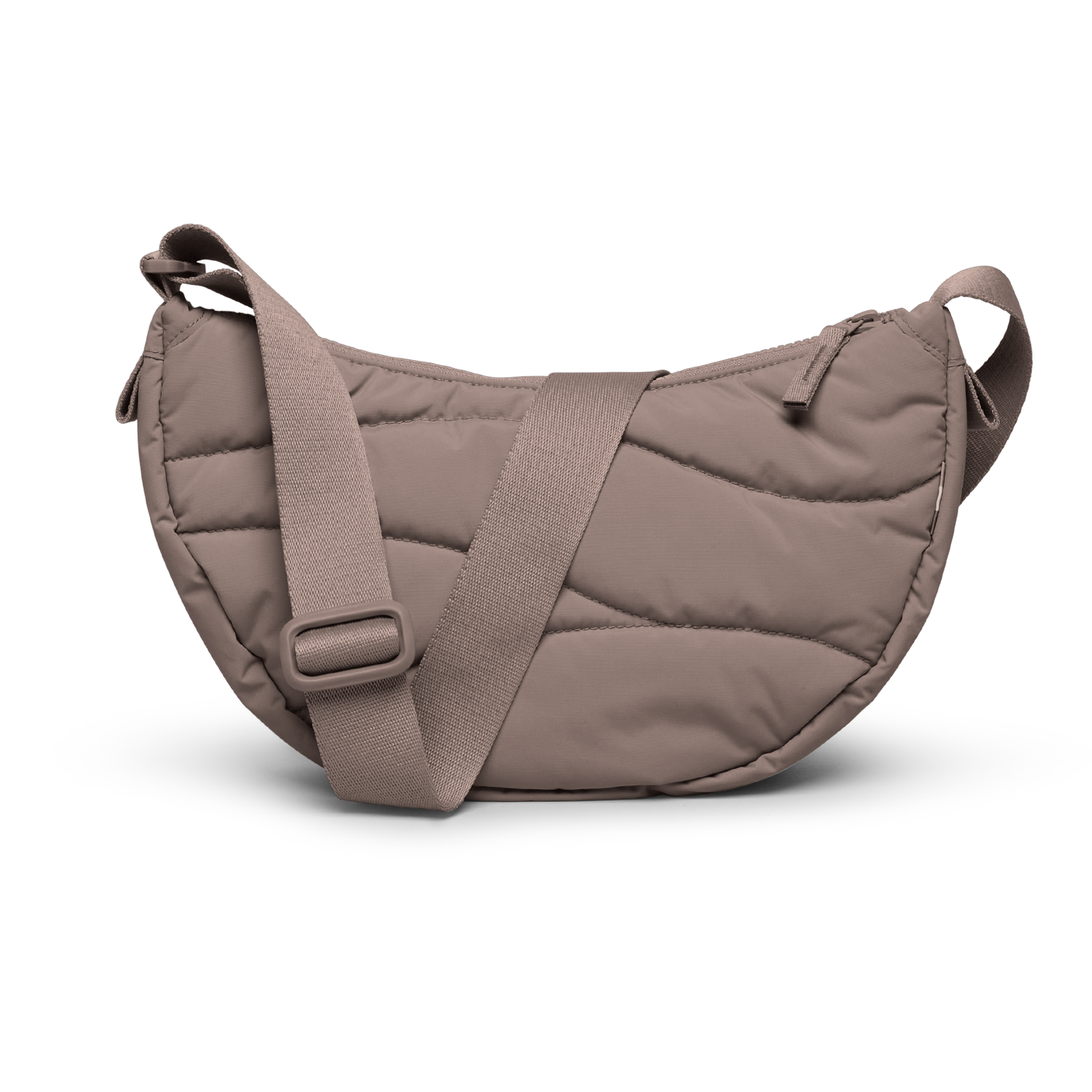 GOT BAG Wavy Puffer Moon Bag Oyster