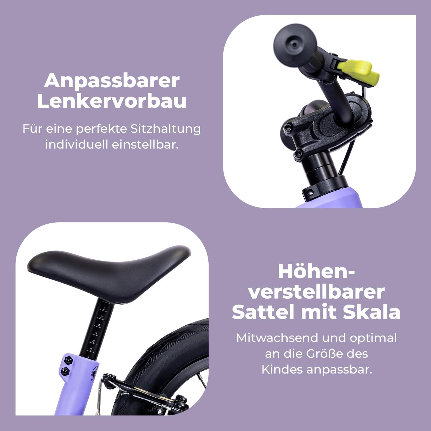 PUKY NEXT 14 Lavender/Black Laufrad 4147 2026