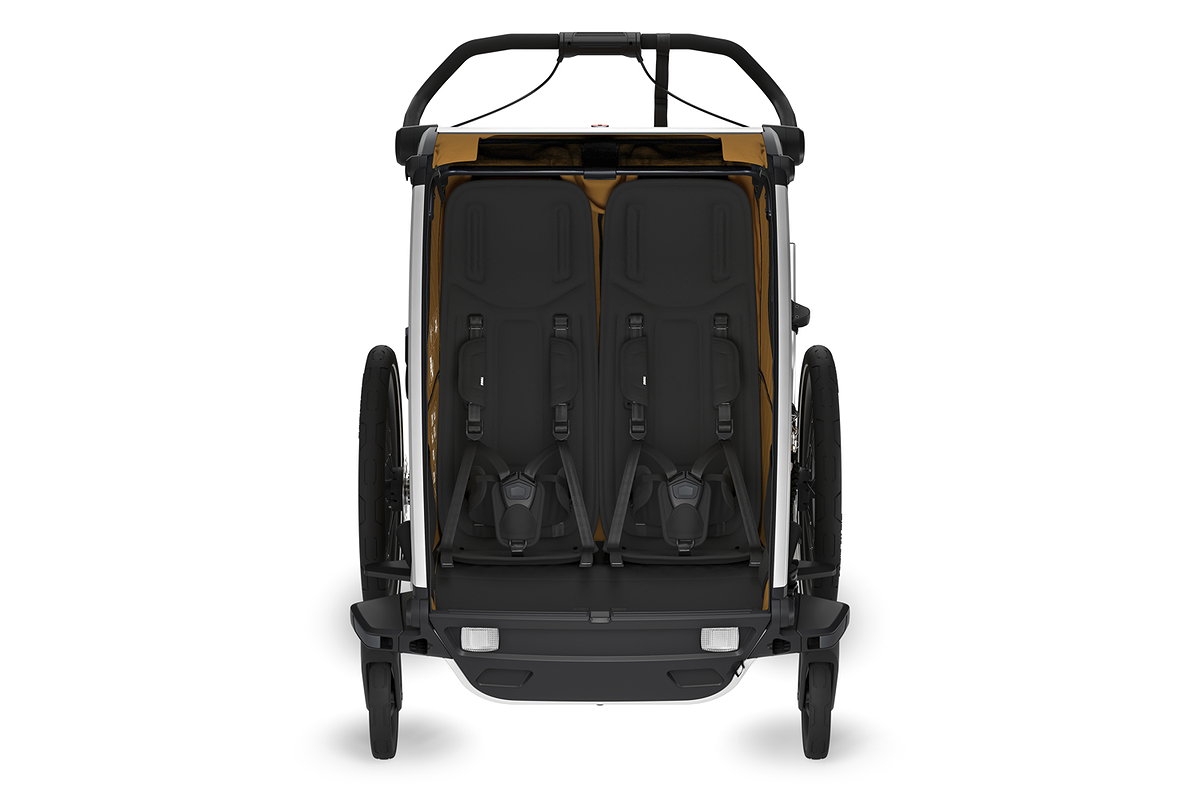 Thule Kinderanhaenger Chariot Sport 2 2 Sitzer Natural Gold