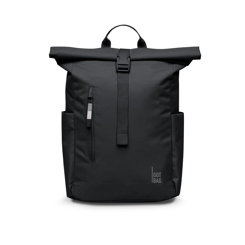 GOT BAG Rolltop Easy Small Monochrome Black
