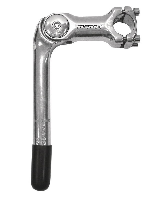 MATRIX Vorbau ST3 Alu 100 mm silber 25,4 mm 25,4 mm 0- +60°