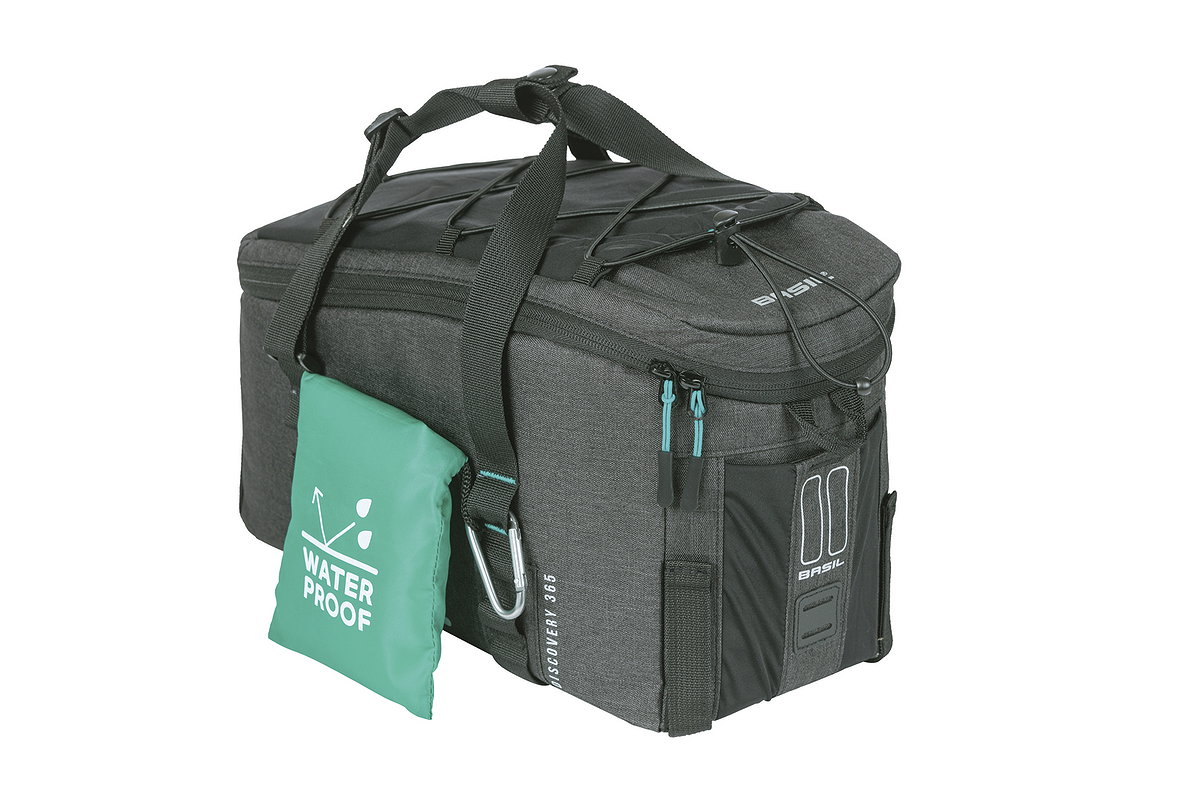 Basil Gepäckträgertasche Discovery 350D M schwarz melee
