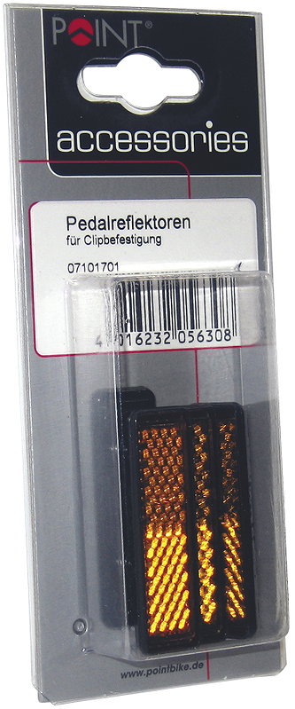 POINT Pedal Reflektoren Nachrüst-Set "Snap On" EVP