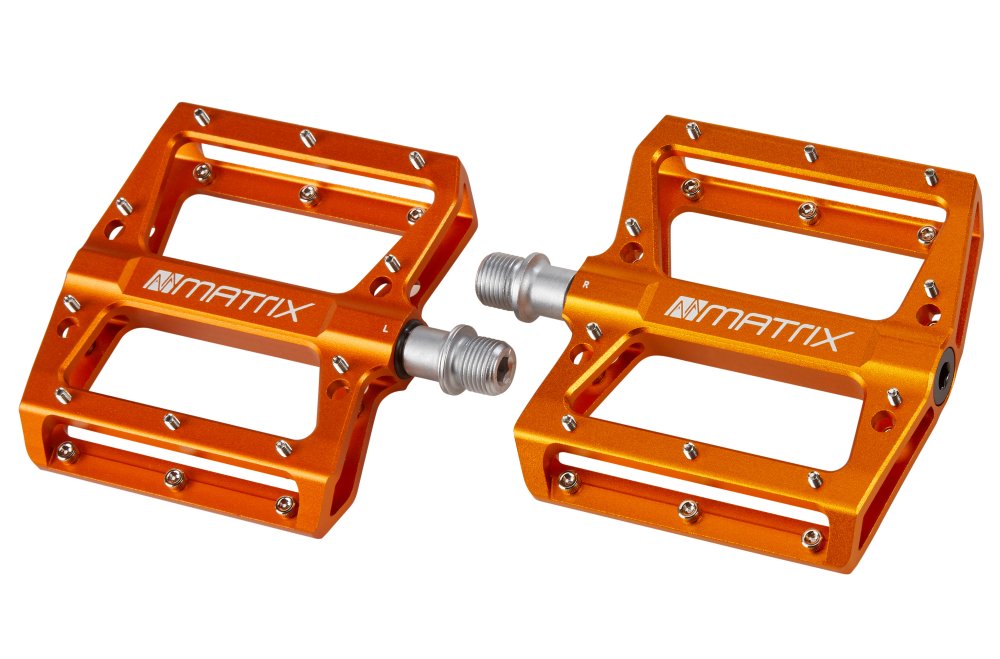 Matrix Plattform Aluminium Pedalen PE81 | Orange