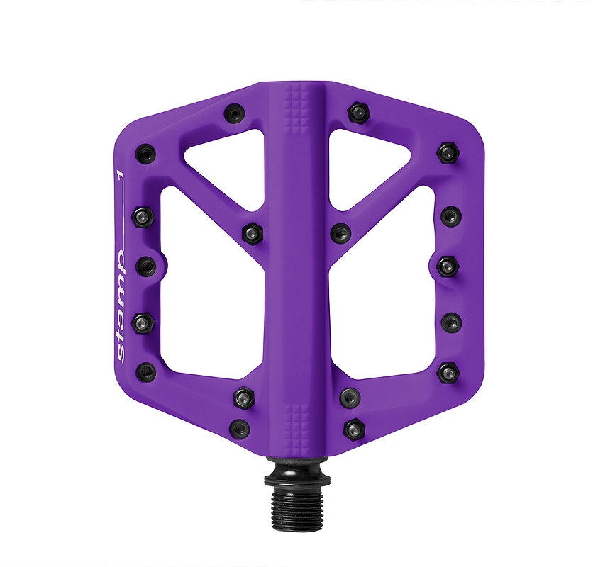 crankbrothers Plattformpedal Stamp 1 Small Größe S 37-43 lila SB-Verpackung