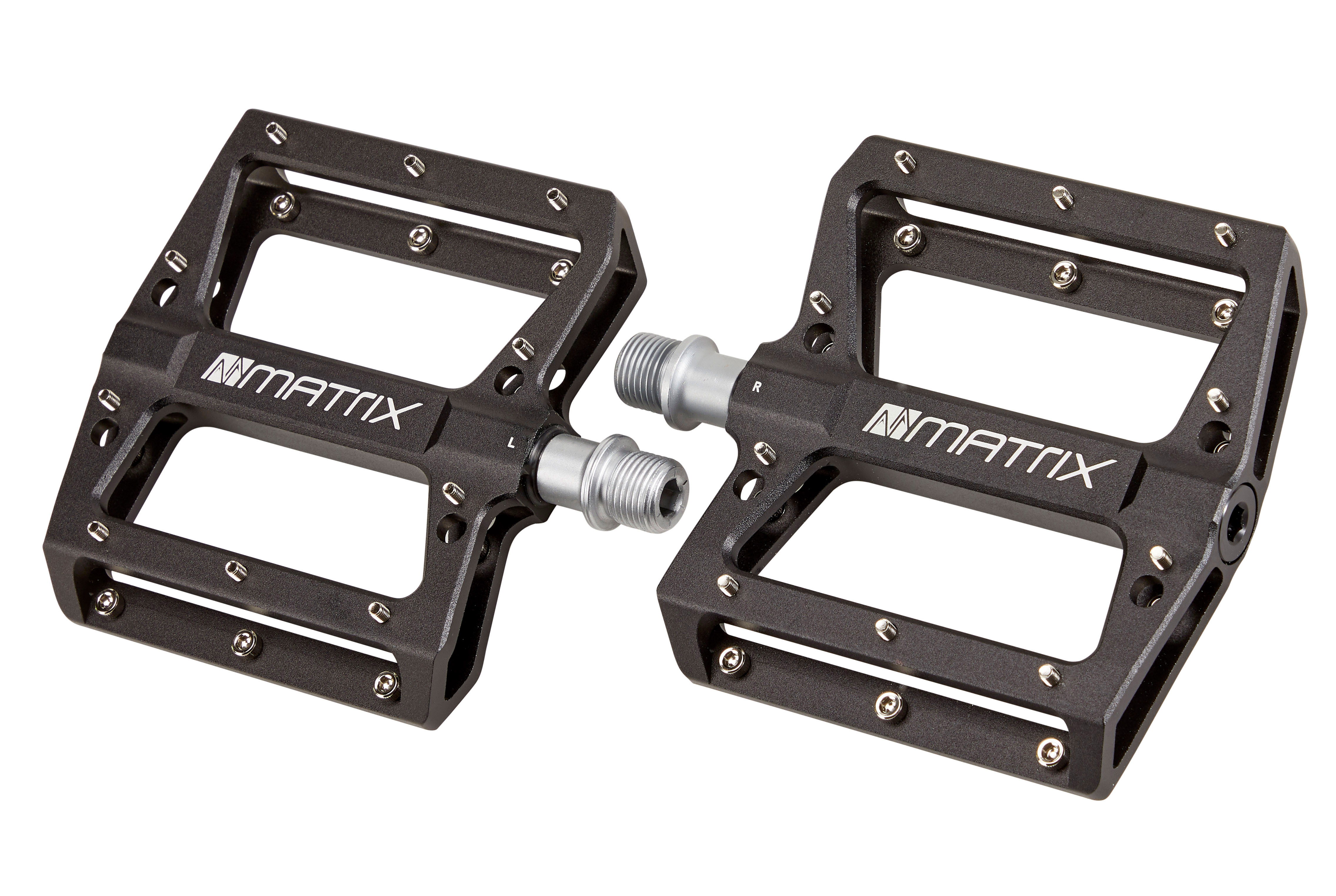 Matrix Plattform Aluminium Pedalen PE81 | Schwarz
