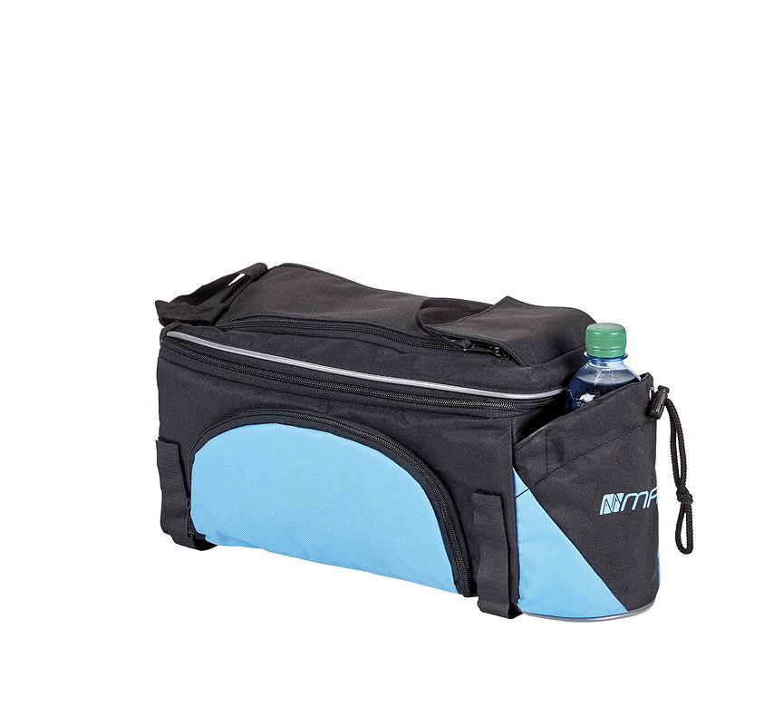 MATRIX Gepäckträgertasche schwarz/blau
