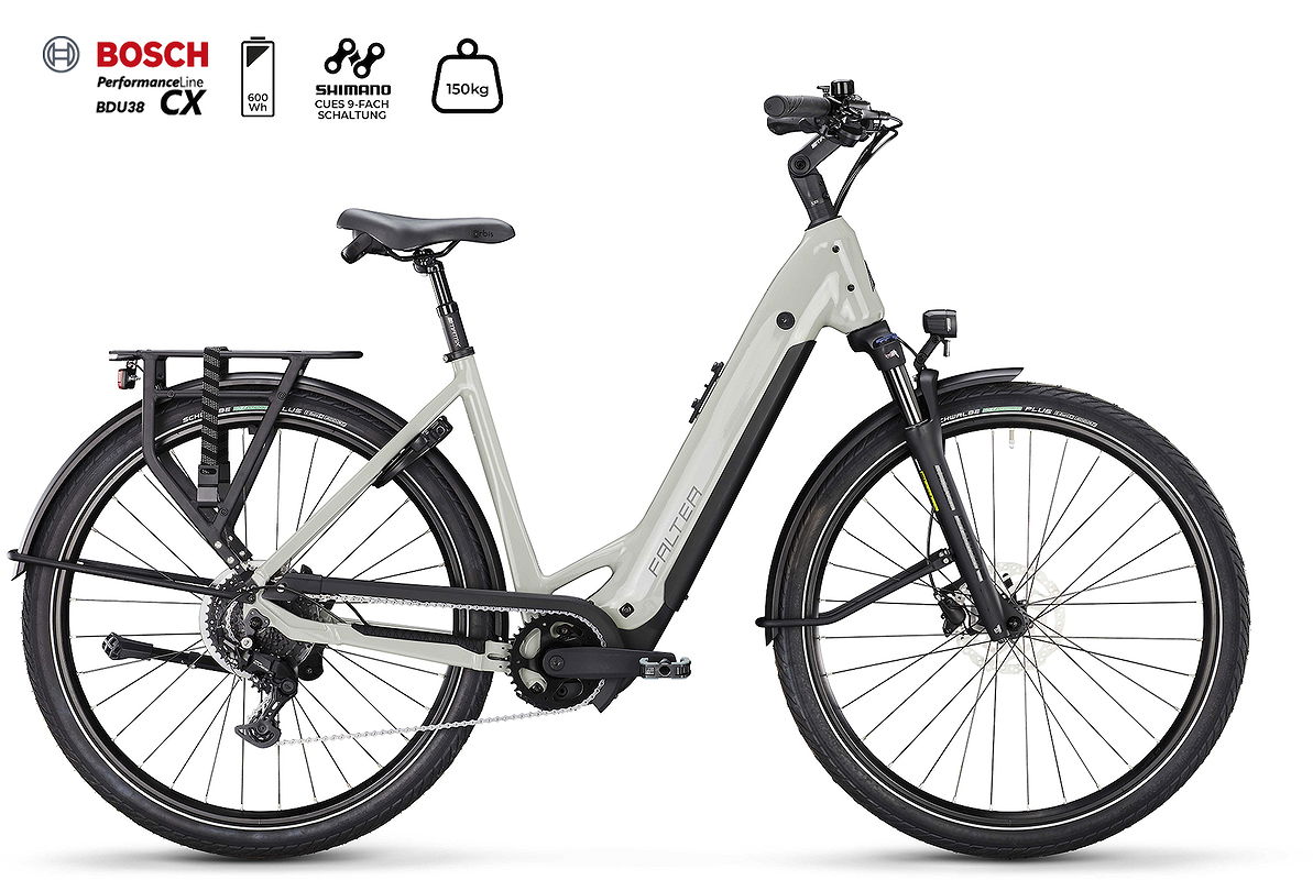 FALTER E 6.0 600 Wave 28" 50cm traffic grey 2026