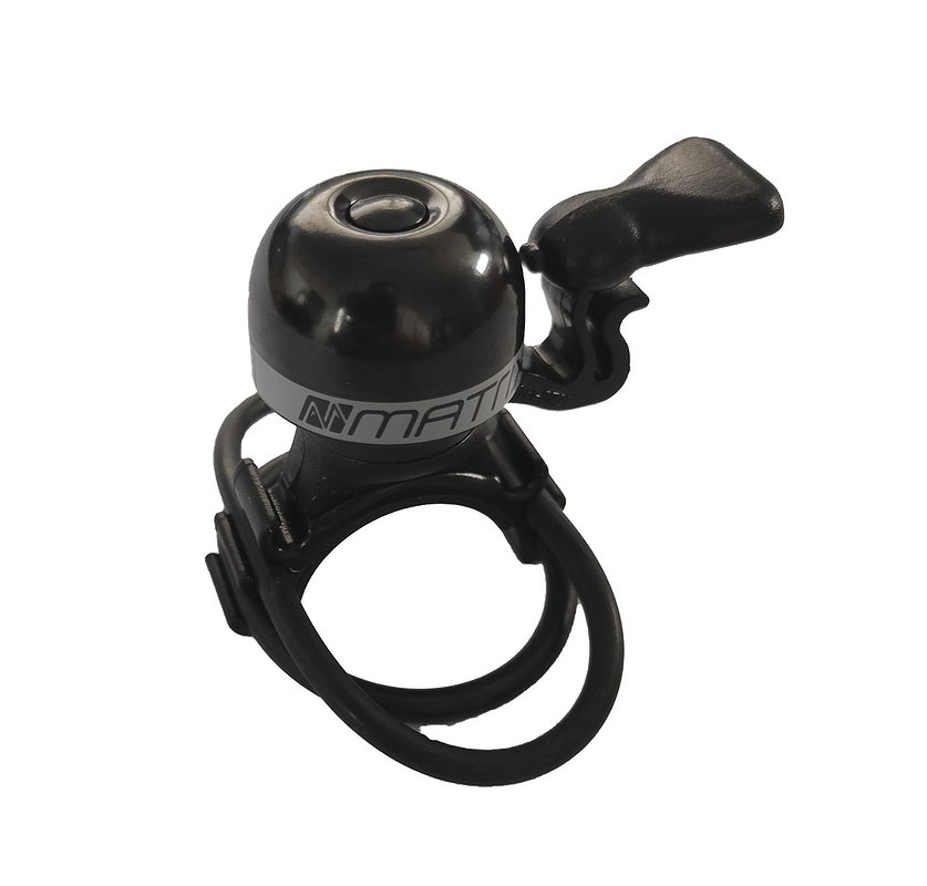 MATRIX Mini-Glocke Messing 19,2-31,8 mm schwarz/grau