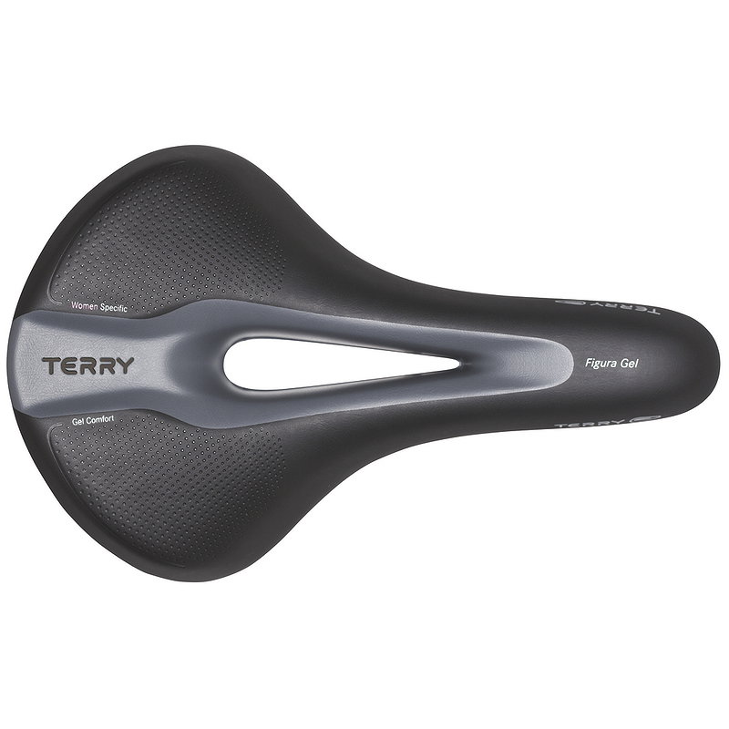 Terry Sport Sattel Figura Gel Max Fitness schwarz L268 x B176 mm / 445 g Damen