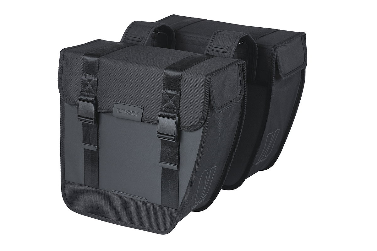 Basil Doppelpacktasche Tour Waterproof schwarz