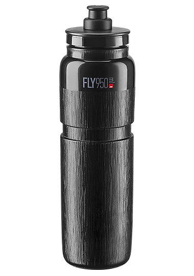 Elite Fly Tex Trinkflasche 950 ml, Black/Grey
