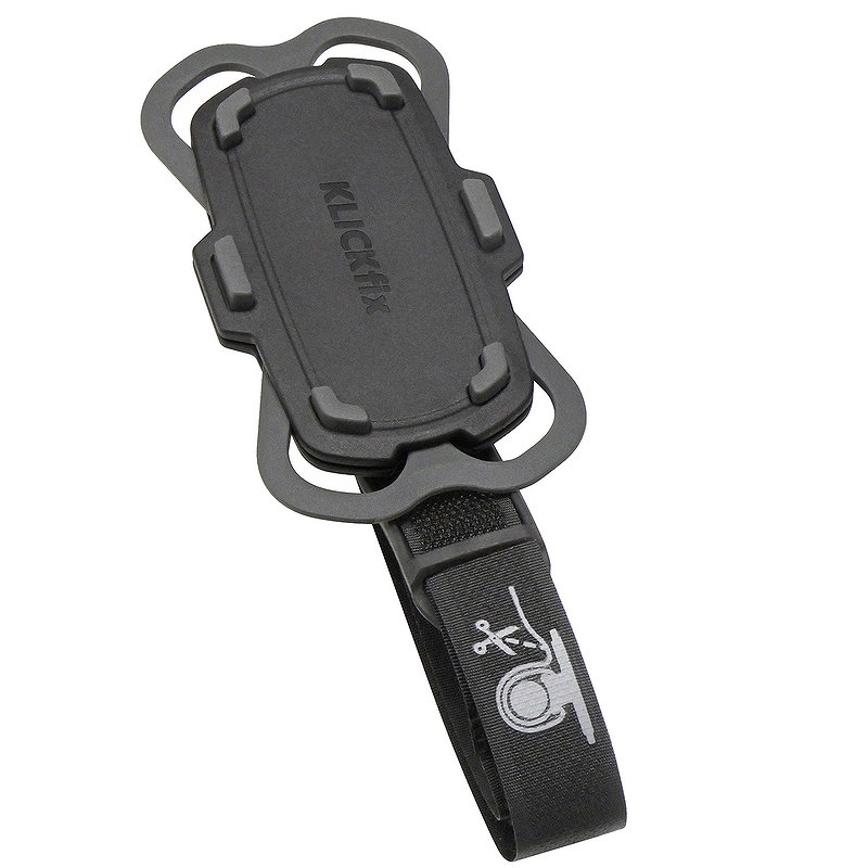 KLICKfix Smartphonehalter Loop mit Klettverschluss schwarz 6cm x 3.8cm x 11cm