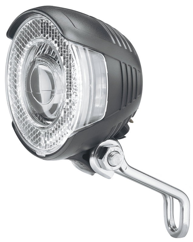 B&M Dynamo-LED-Scheinwerfer Lumotec Lyt T senso plus schwarz 30 Lux 178TSNDI