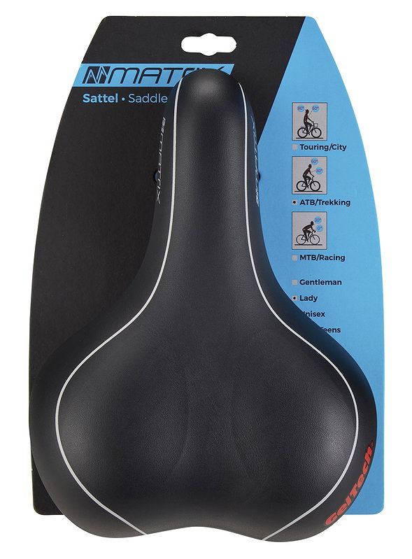 MATRIX Trekking Sattel S23 Soft Gel Moderate L260 x B195 mm Damen EVP