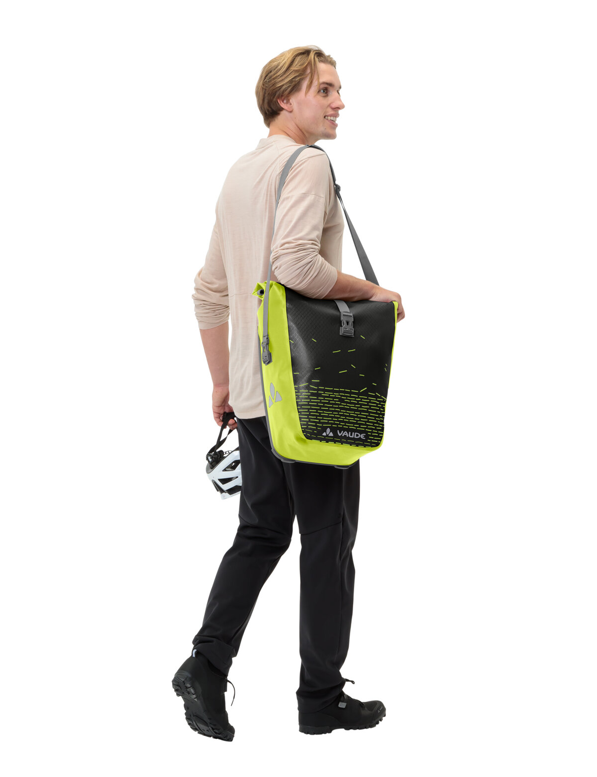 VAUDE Aqua Back Print Single black/bright green – Detailansicht 8