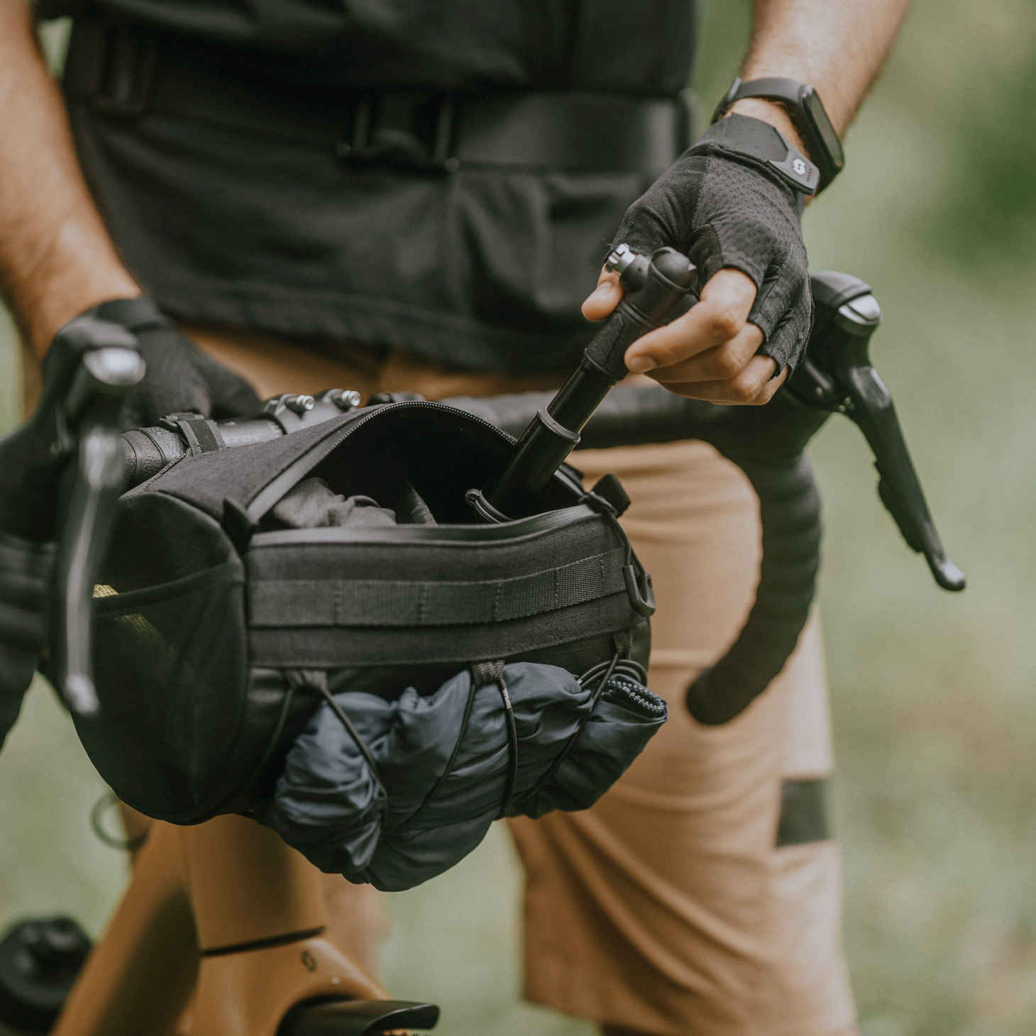 Topeak Tubular BarBag, Black