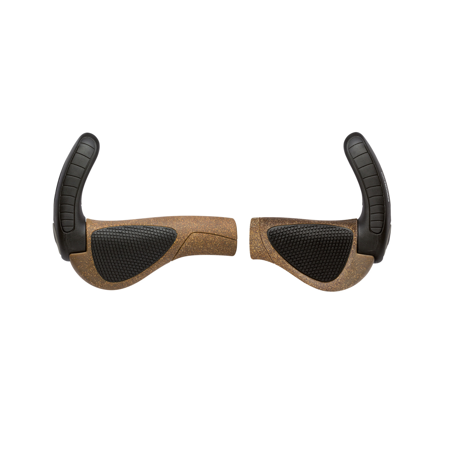 Ergon Lenkergriff GP3-L Bio Kork mit Bar Ends kork/schwarz lang/kurz (Nexus/Rohloff)