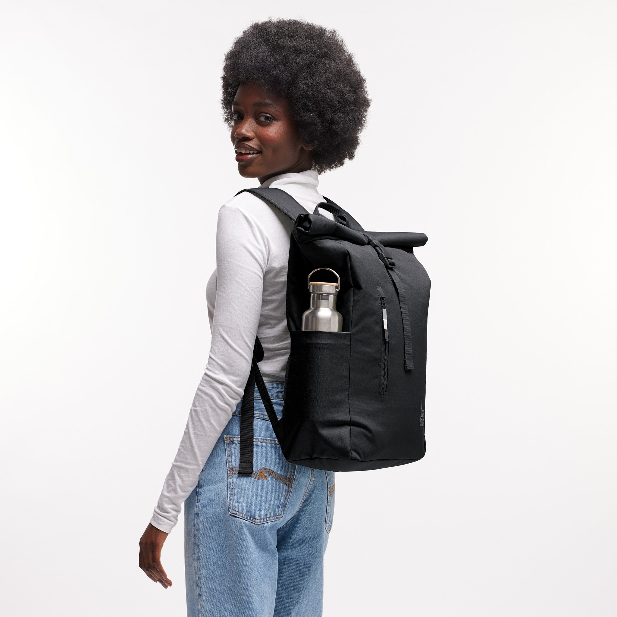 GOT BAG Rolltop Easy Monochrome Black