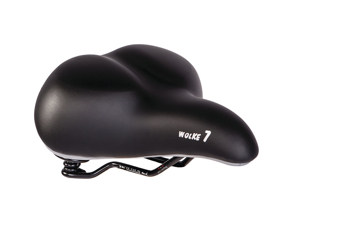 P&P City Sattel Wolke 7 Relaxed schwarz L252 x B210 mm / 935 g Unisex