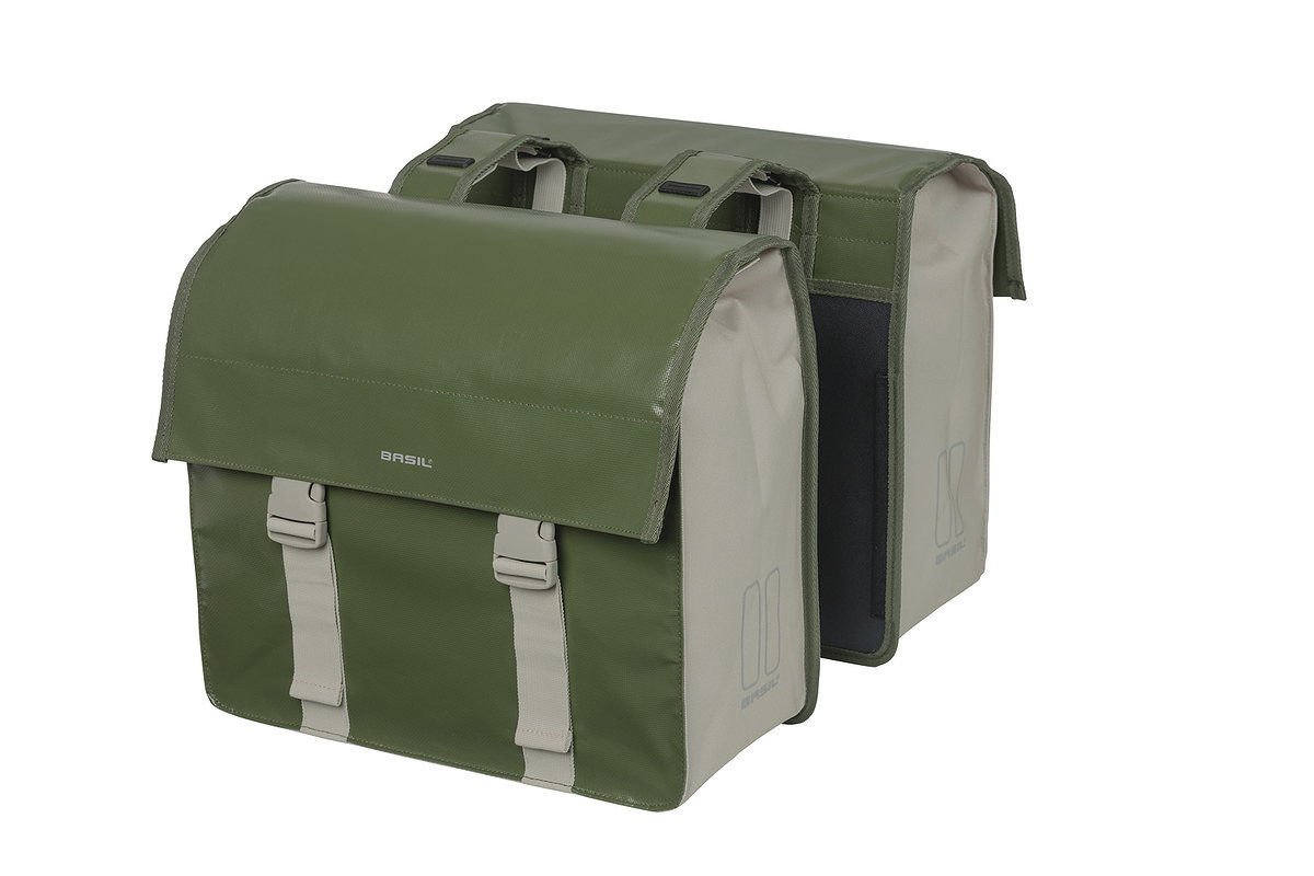 Basil Doppelpacktasche Urban Load moos grün/sand