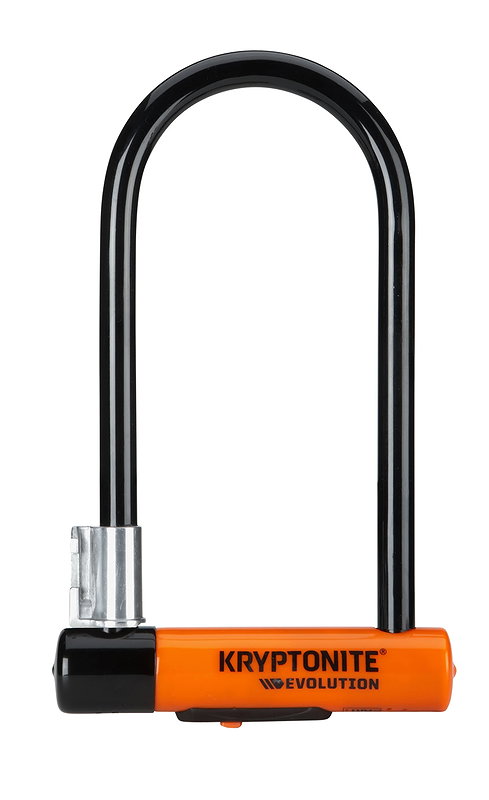 KRYPTONITE Bügelschloss Evolution Standard STD 14 mm schwarz/orange 292 mm