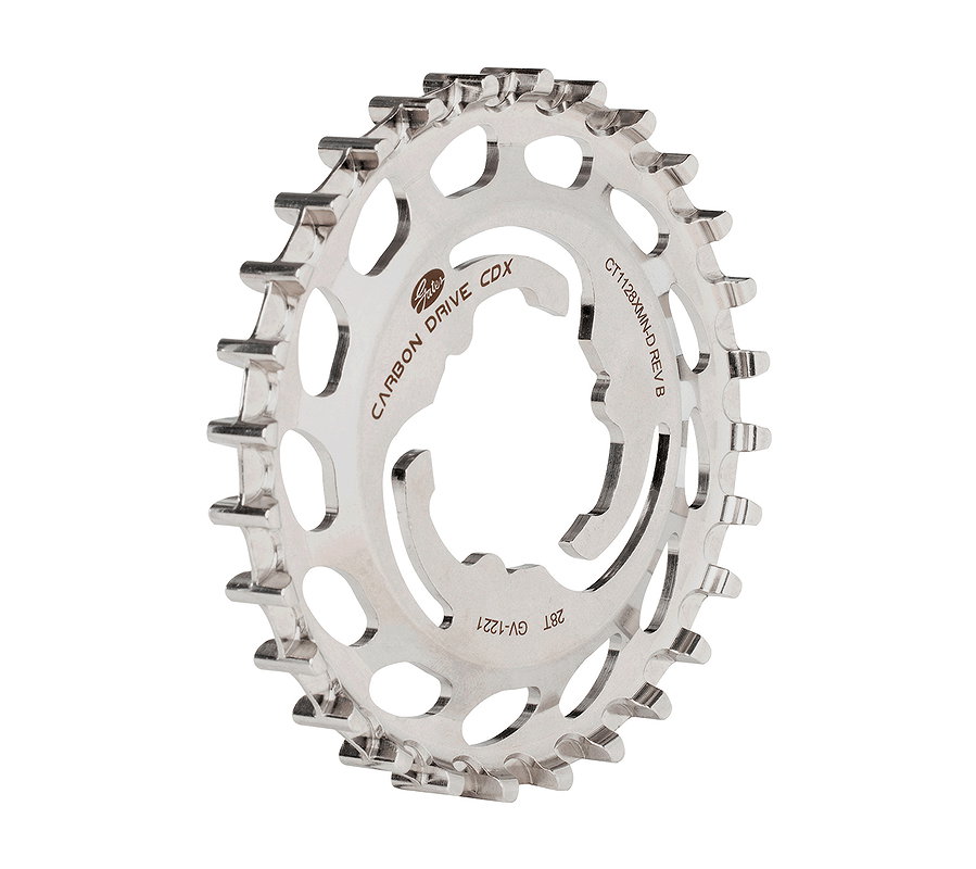 Gates Riemenscheibe CDX Shimano Alfine DI2 (hinten) silber 28 Zähne