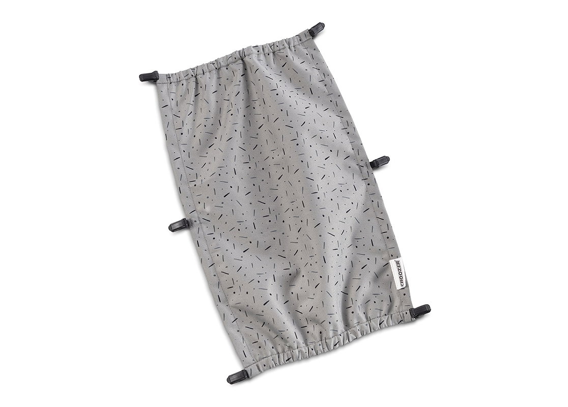 CROOZER Sonnenschutz fuer Kid Einsitzer Stone grey/colored