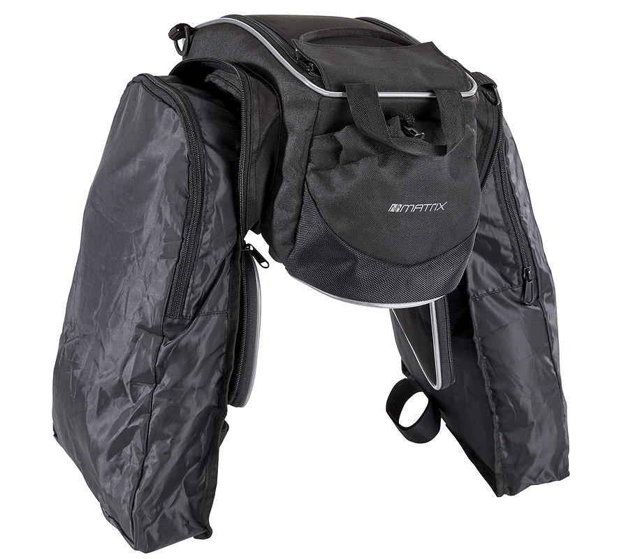 MATRIX Gepäckträgertasche XL Snapit schwarz