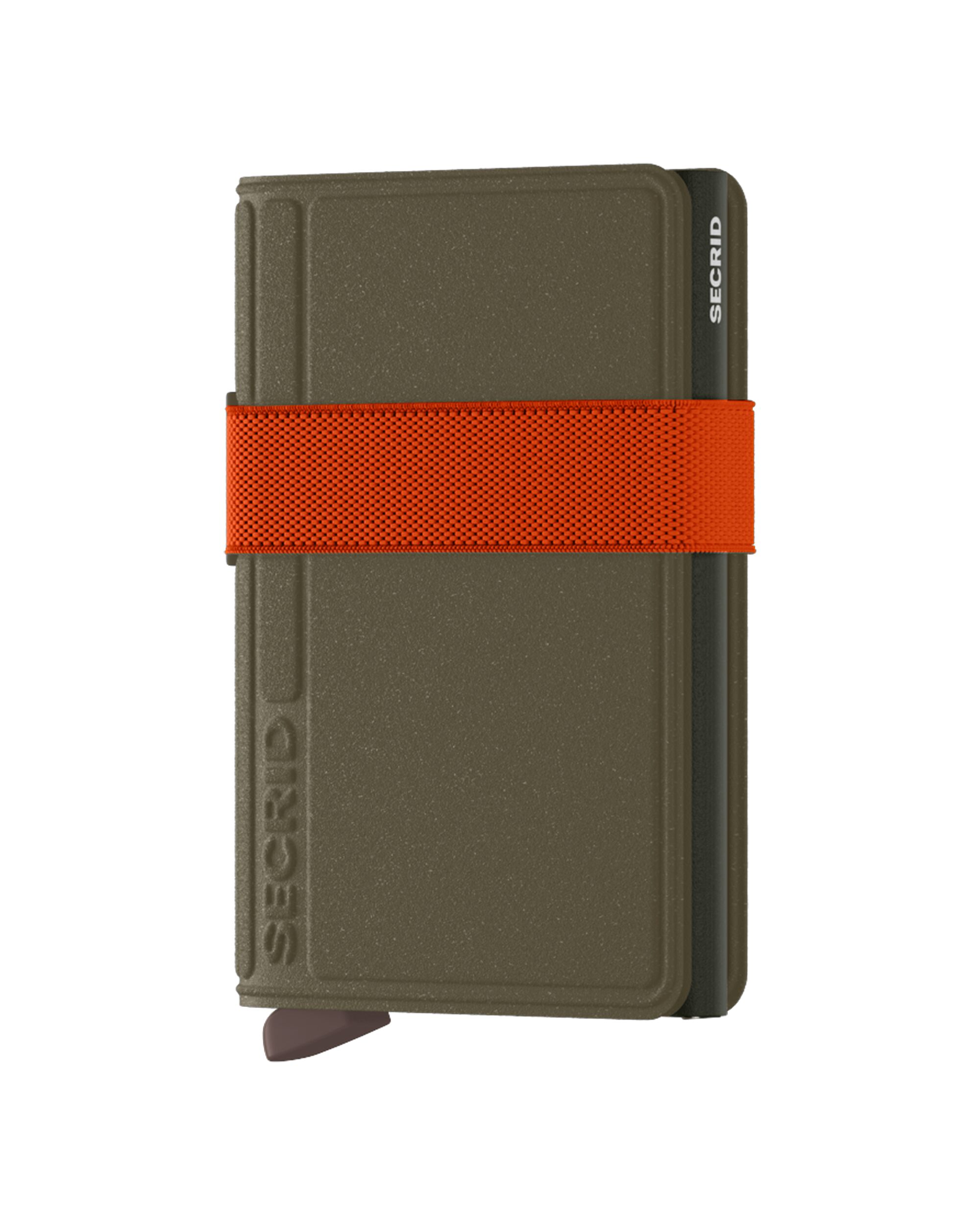 Secrid Bandwallet Liba Green-Orange – Vorderansicht