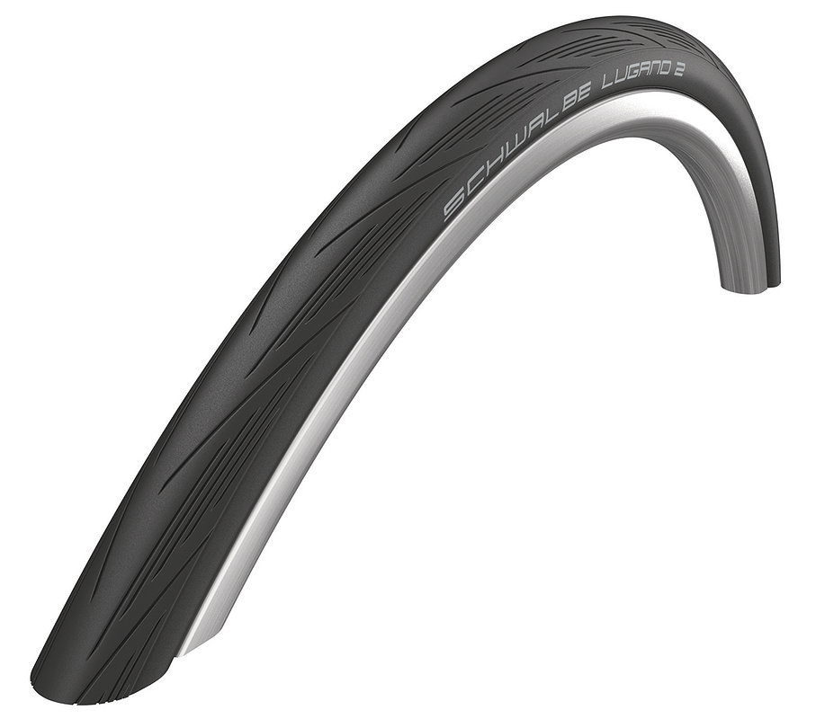Schwalbe Fahrradreifen Lugano II HS 471 schwarz Skin 23-622 700x23C 11654008