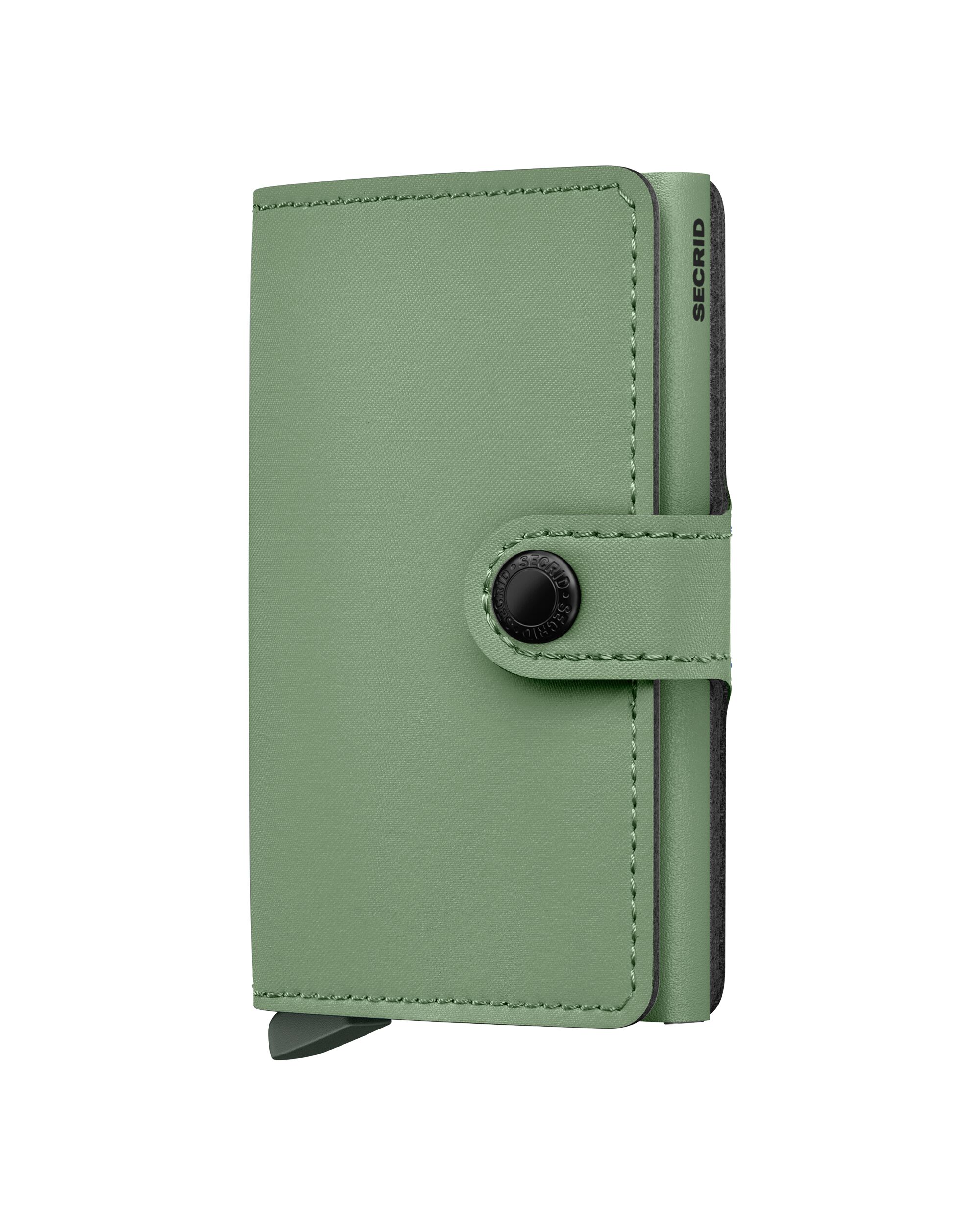 Secrid Miniwallet Yard powder Pistachio – Vorderansicht