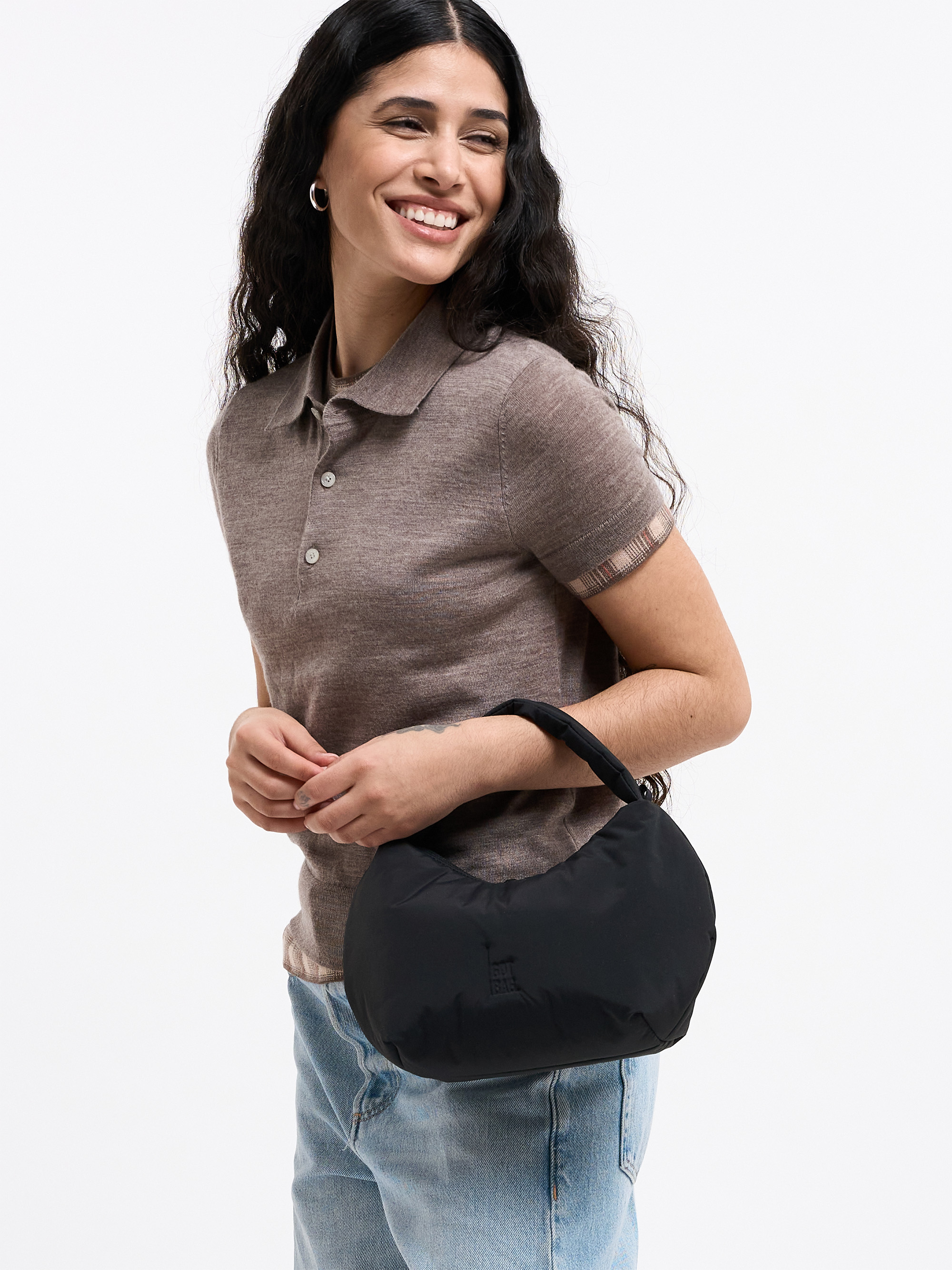 GOT BAG Cloud Bead Bag Black